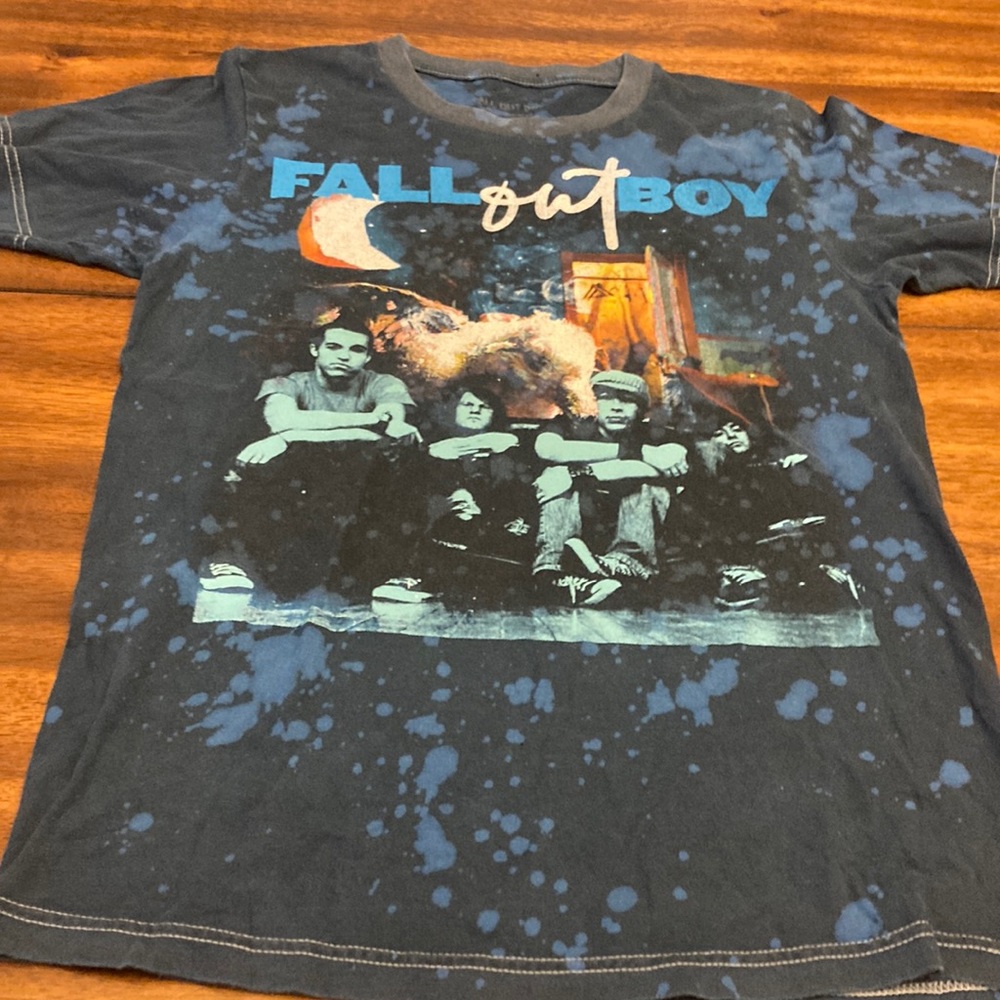 Bleach dye Fall out Boy T-shirt